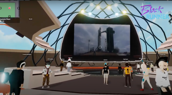 Ethereum Tabanlı VR Dünyasında Tarihi SpaceX Lansmanı Görüldü 2