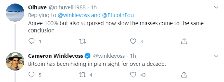 Cameron Winklevoss, Bitcoin'e Sahip Olmak İçin Daha Fazla Neden Sundu 3
