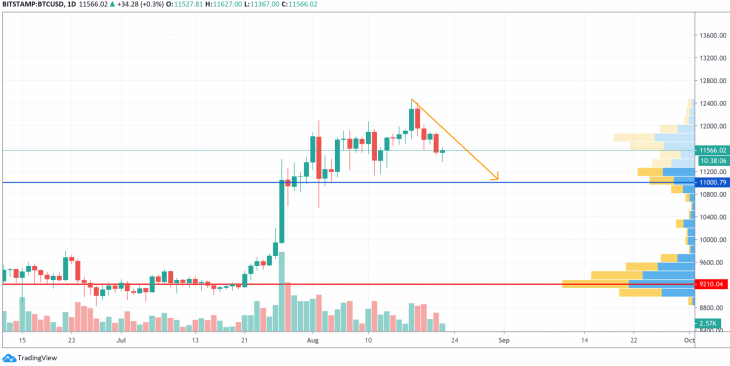 23 Ağustos 2020 Bitcoin (BTC) Fiyat Analizi 5