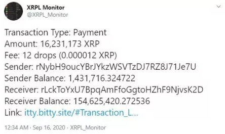 Ripple Binance'ten 16,2 Milyon XRP Aldı 2 Ripple Binance'ten 16,2 Milyon XRP Aldı 2