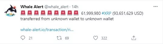 Ripple ve İki Üst Düzey Borsa Tarafından 74 Milyon XRP Taşındı 2 Ripple ve İki Üst Düzey Borsa Tarafından 74 Milyon XRP Taşındı 2