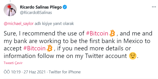 Meksikalı Milyarderin Bankasında Bitcoin Kabul Edilecek 2