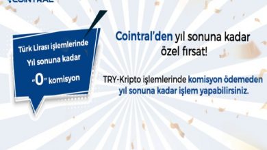 Cointral, Türk Lirası İşlemlerinde Yıl Sonuna Kadar 0 Komisyon Kampanyasını Başlattı 5