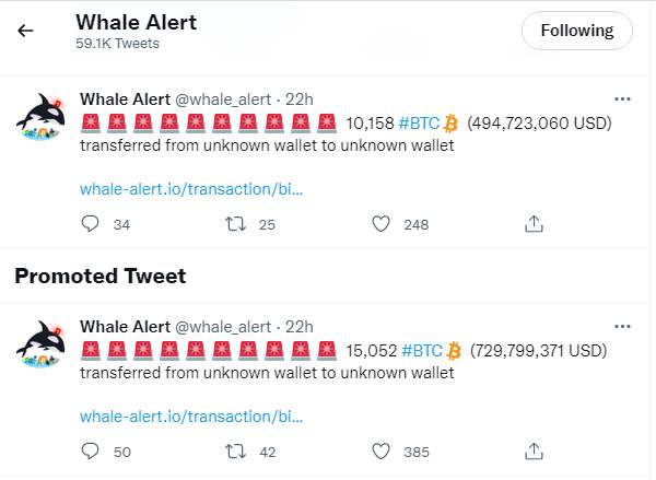 Bitcoin Balinaları 34.000 BTC Aktardı 2 Bitcoin Balinaları 34.000 BTC Aktardı 2